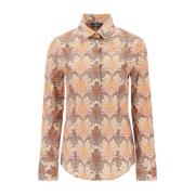Etro Casual Button-Up Skjorta Multicolor, Dam