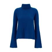 Semicouture Turtlenecks Blue, Dam