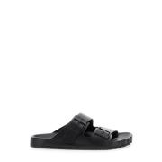 Balenciaga Svarta Sunde Sandaler Black, Herr