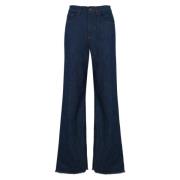 Re-Hash Wide Trousers Blue, Dam