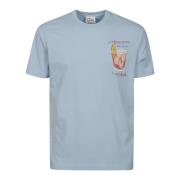 MC2 Saint Barth Bomull Kortärmad Logotyp T-shirt Blue, Herr
