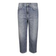 Dondup Vintage Straight Jeans Blue, Dam