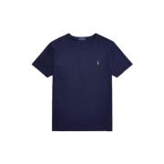 Ralph Lauren Custom Slim Fit Soft Cotton T-Shirt i Refined Navy Blue, ...