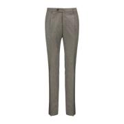 PT Torino Super Slim Chicken Foot Wool Trousers Gray, Herr