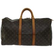 Louis Vuitton Vintage Pre-owned Canvas resvskor Brown, Dam