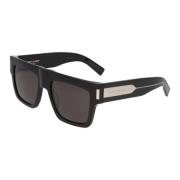 Saint Laurent Square Frame Sunglasses SL 632 Black, Unisex
