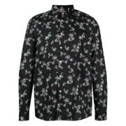 PS By Paul Smith Ekologisk Paisley Print Skjorta Black, Herr