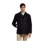 Brooks Brothers Ull-Blandning Peacoat Blue, Herr