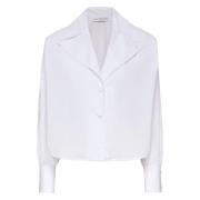 MVP wardrobe Vintage Feminine Långärmad Skjorta White, Dam