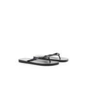 Iceberg Logo Flip-flops Black, Herr