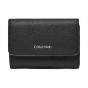 Calvin Klein Mini PU Läder Plånbok - Svart Black, Dam