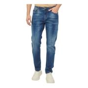 YES ZEE Slim Fit Basic 5-Ficka Jeans Blue, Herr