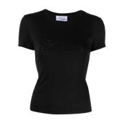 Blumarine Svarta T-shirts & Polos för Kvinnor Black, Dam