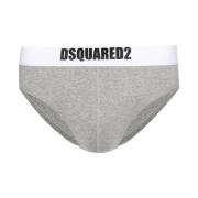 Dsquared2 Brief Twin Pack Underkläder Gray, Herr
