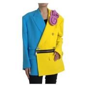 Dolce & Gabbana Blommig Patchwork Trench Coat Jacka Multicolor, Dam