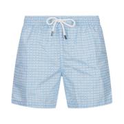 Fedeli Blå Krabba Badshorts Multicolor, Herr