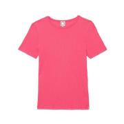 Ines De La Fressange Paris Räfflad T-shirt i Ella-stil Pink, Dam