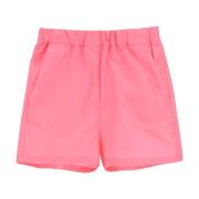 Msgm Short Shorts Pink, Dam