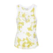 DES Phemmes Lime/White Tie Dye Splash Tank Top Multicolor, Dam