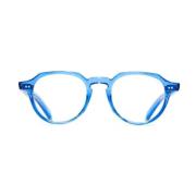 Cutler And Gross Vintage Runda Glasögon Gr06 Modell Blue, Unisex