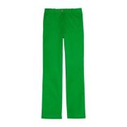 Ines De La Fressange Paris Gröna Chino Byxor Rak Passform Green, Dam