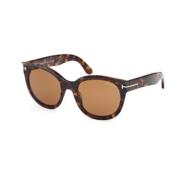 Tom Ford Elegant Solglasögon med Unik Design Brown, Unisex