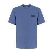 Maison Kitsuné Komfort Tee Shirt Mm00126Kj0118-P433 Blue, Herr