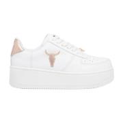 Windsor Smith Recharge White Rose Gold Sneakers White, Dam