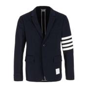 Thom Browne Stiliga Jackor Västar Blue, Herr