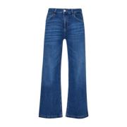 Liu Jo Flare Leg Jeans med Elastisk Midja Blue, Dam