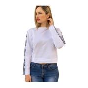 Moschino Stilren Sweatshirt för Trendig Look White, Dam
