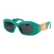 Versace Stiliga solglasögon med modell 0Ve4425U Green, Herr