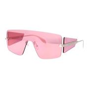 Alexander McQueen Stiliga solglasögon Am0460S Pink, Herr