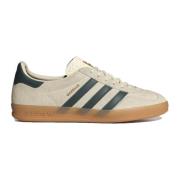 Adidas Originals Vintage Gazelle Indoor Sneakers Cream White Green Whi...