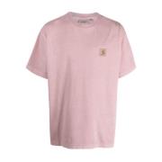 Carhartt Wip 1Nj.gd Glassy Pink Vista T-Shirt Pink, Herr