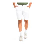 La Martina Vita Bermuda Shorts Casual Trendy Stil White, Herr