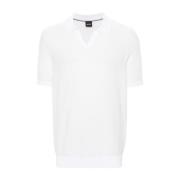 Hugo Boss Vita T-shirts Polos för Män White, Herr