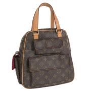 Louis Vuitton Vintage Pre-owned Canvas handvskor Brown, Dam