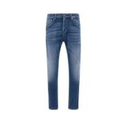 Dondup Stiliga Slim-fit Jeans Uppgradera Kollektion Blue, Herr