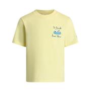 Saint Barth Snoopy T-Shirt Man Yellow, Herr