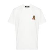 Barrow Off-White Jersey T-Shirt Unisex White, Herr