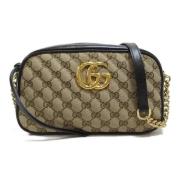 Gucci Vintage Pre-owned Canvas axelremsvskor Black, Dam