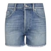 Dondup Korta Denimshorts för Kvinnor Blue, Dam