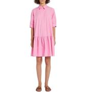 Marella Rosa Skjortklänning Pink, Dam