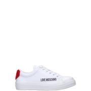 Love Moschino Mode Sneakers - Sneakerd.vulc40 Vitello Bian/Rosso Ja159...