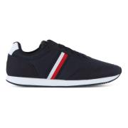 Tommy Hilfiger Eco-Fabric Sneakers LO Runner MIX Blue, Herr