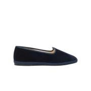 Scarosso Midnight Velvet Friulane Tofflor Blue, Herr