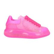Alexander McQueen Glitter Sneakers Kvinnor Italien Tillverkad Pink, Da...
