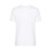 Comme des Garçons Logotyp Tryck Bomull T-shirt White, Herr