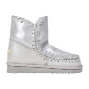 Mou 18 Bounce Microglitter Silver Boots Gray, Dam